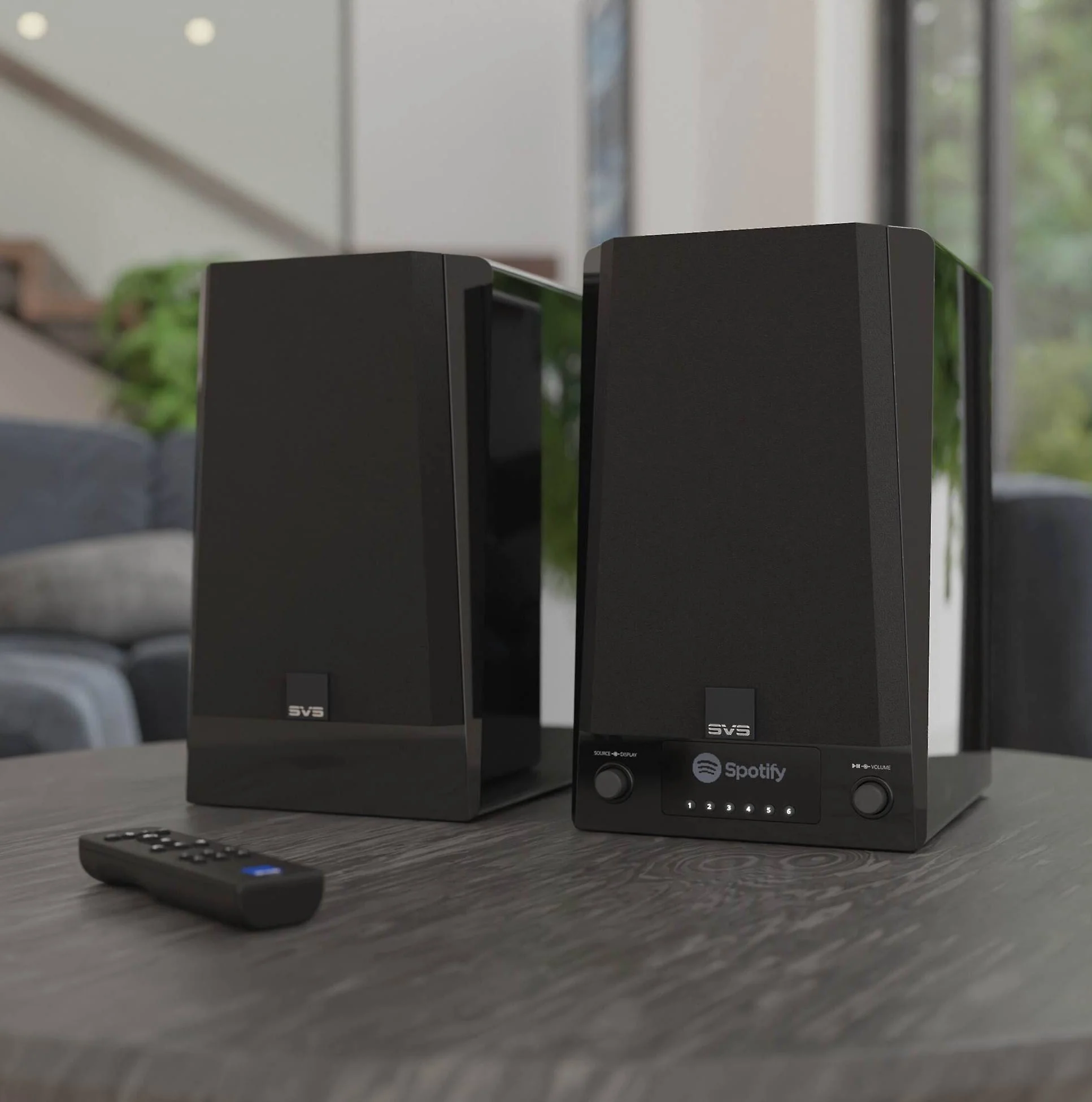 SVS Prime Wireless Pro - Enceintes d'étagère amplifiées 200Watts (Piano Gloss Noir/Blanc) - Image 7