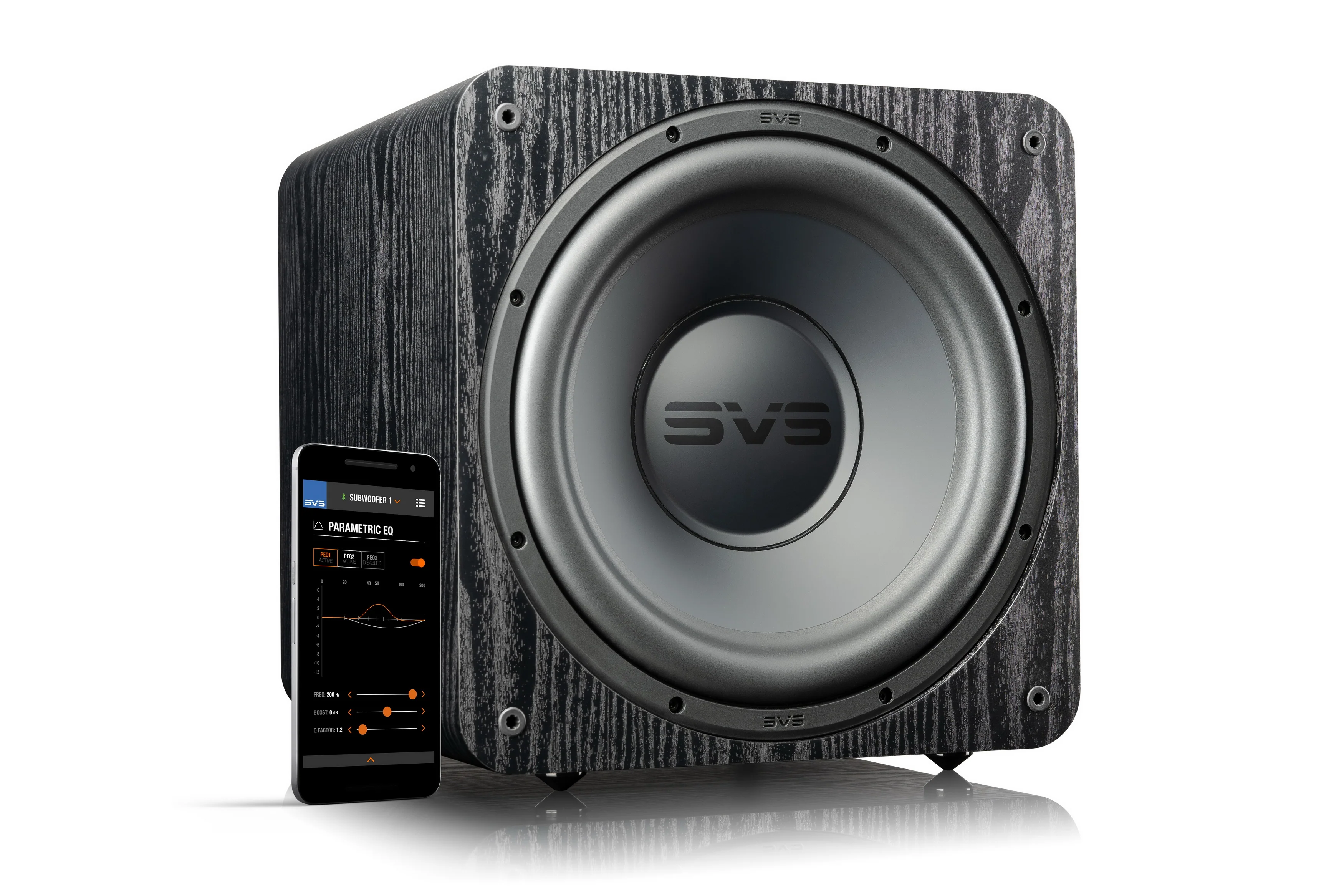 SVS SB-1000 Pro - Caisson de basses compact 325W avec hp de graves 12'' Black Ash - Image 6