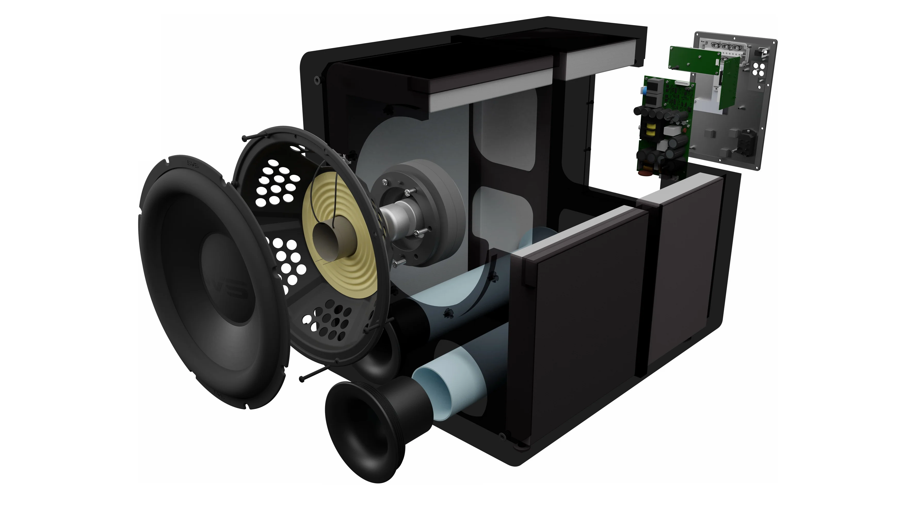 SVS SB-2000 Pro Ash - Caisson de basses 550W avec haut-parleur de graves 12'' - Image 13
