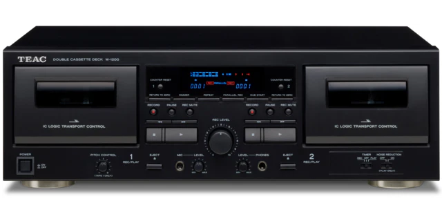 TEAC W1200 - Lecteur de cassette double avec mixage micro et une sortie USB - Image 2