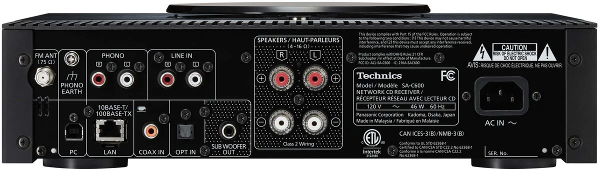 Technics SAC600S - Système tout-en-un 60 W/C, Lecteur CD et Réseau, Radio DAG, DAC 32 Bits - Image 3