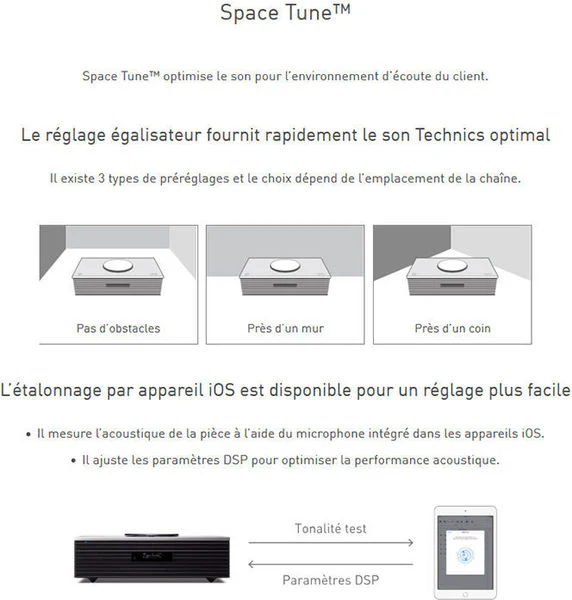 Technics OTTAVA SC-C70MK2 - Mini-Chaîne audio tout-en-un haut de gamme 100Watts! - Image 9