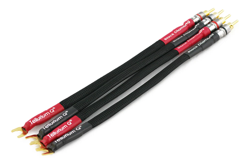 Tellurium Q DTBLKDLBS - Câbles de liaison bifilaire 30cm (la paire) - Image 2