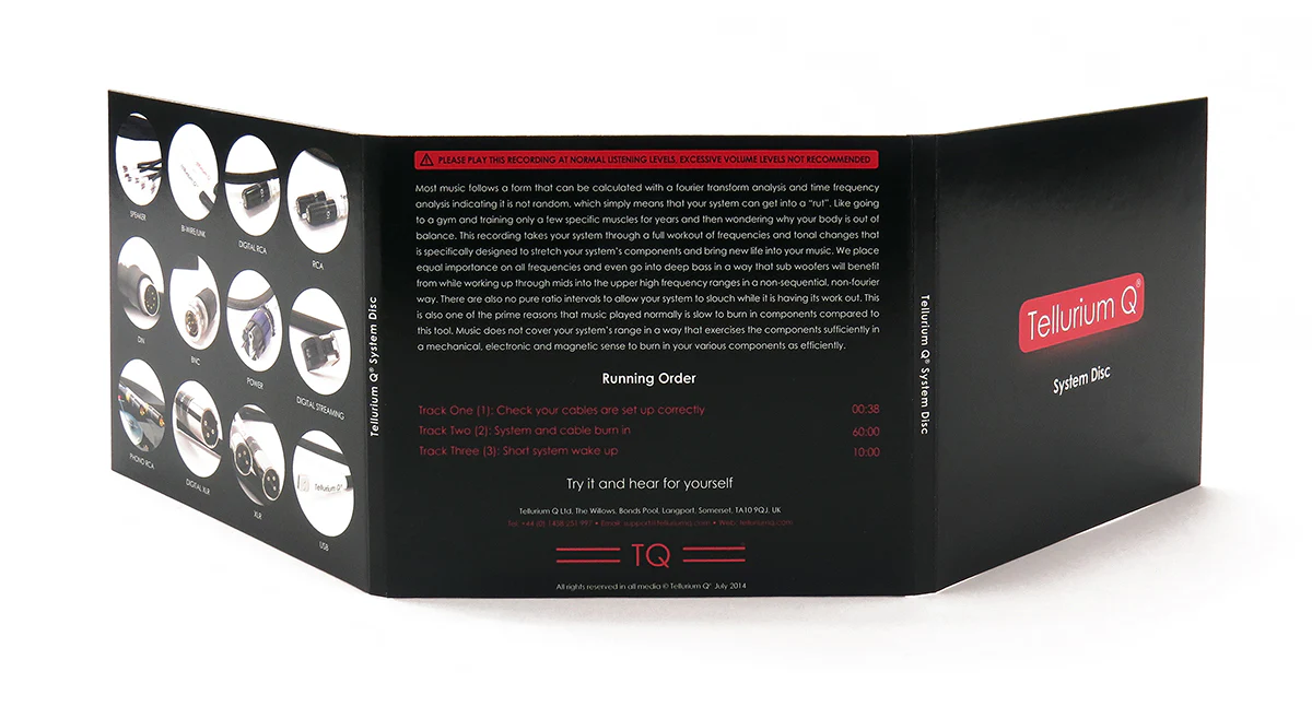 Tellurium Q System Disq - Disque conçu pour une vérification de vos câbles installés! - Image 5