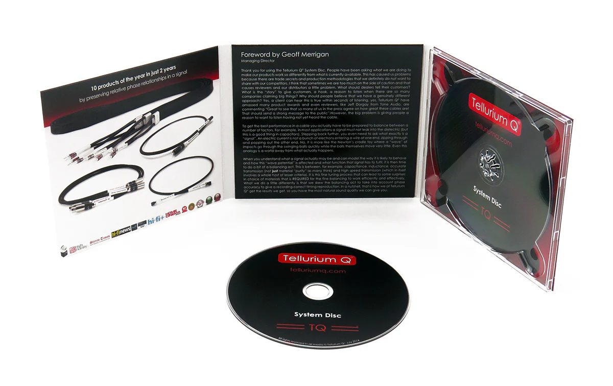 Tellurium Q System Disq - Disque conçu pour une vérification de vos câbles installés! - Image 7