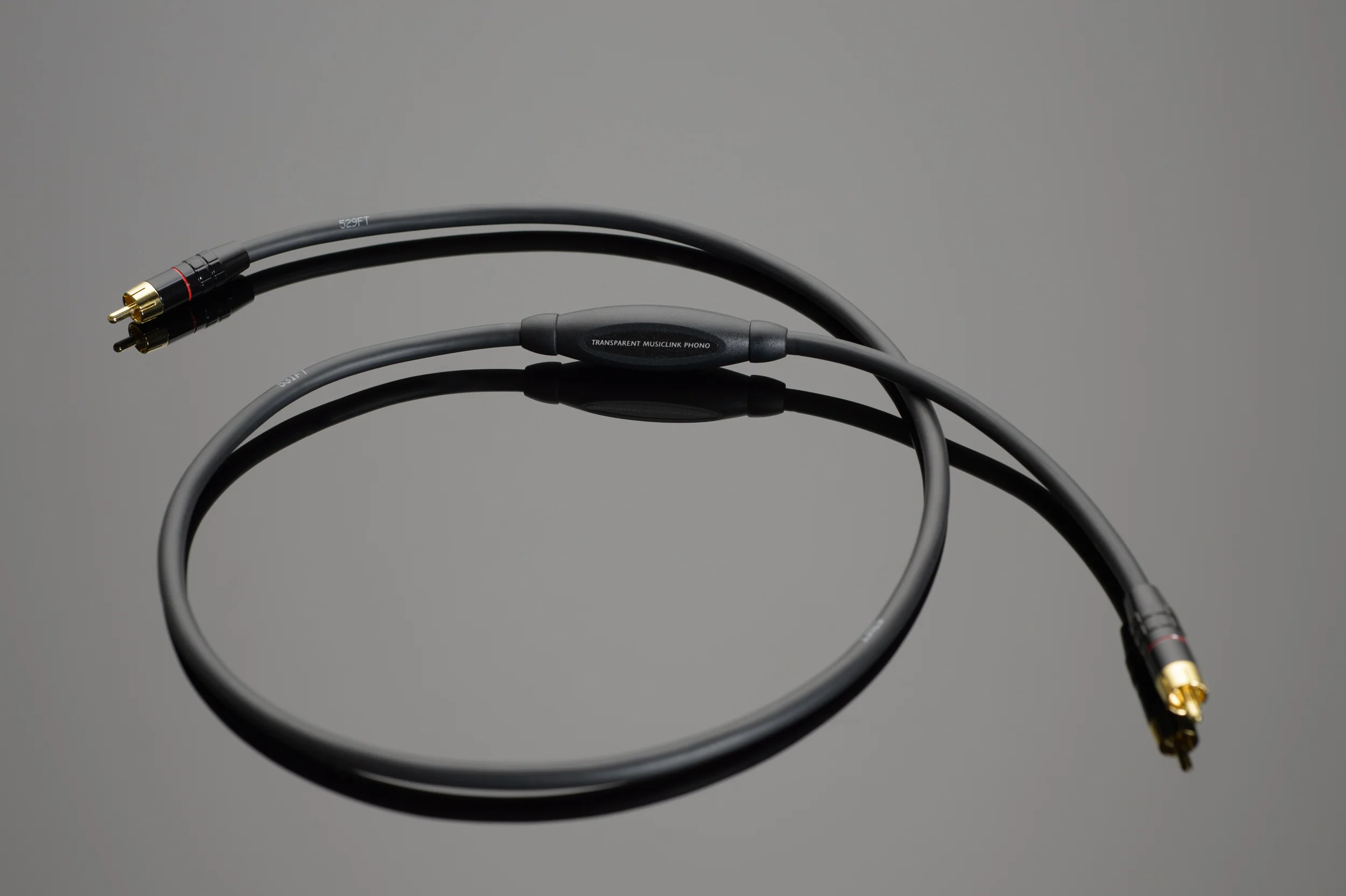 Transparent MUSICLINK RCA Phono | Câble d'interconnexion RCA pour table tournante - Image 10