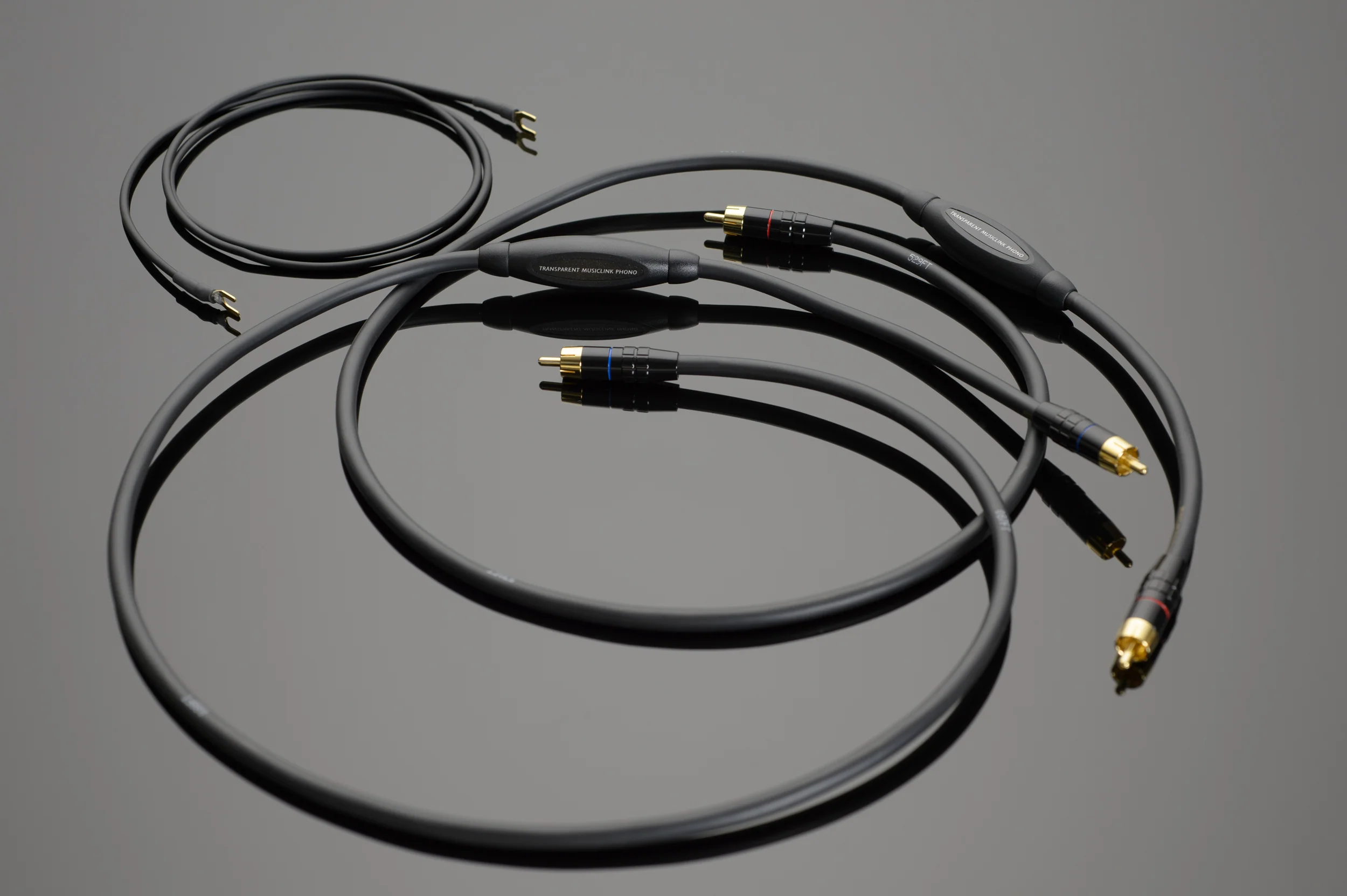 Transparent MUSICLINK RCA Phono | Câble d'interconnexion RCA pour table tournante - Image 9