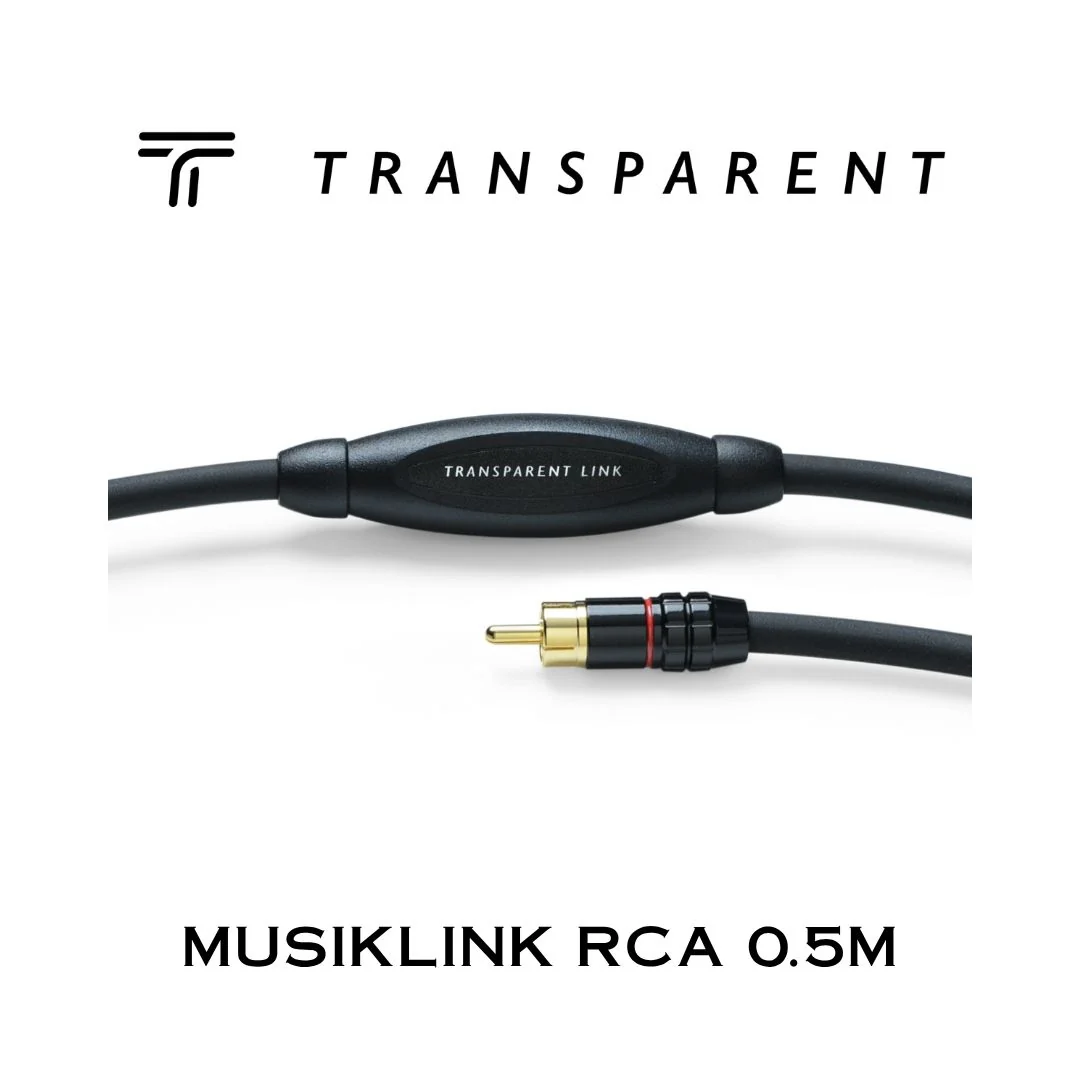 Transparent MUSICLINK RCA | Câbles Interconnexion RCA-RCA (Paire) - Image 2