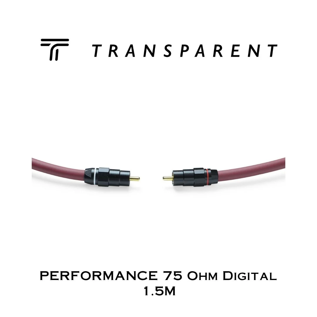 Transparent PERFORMANCE 75 Ohm Digital | Câbles coaxial digital 75 Ohm - Image 4