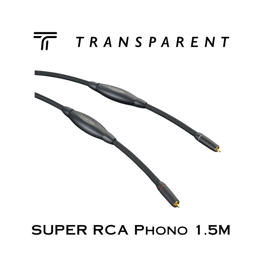 Transparent Super RCA Phono | Câble d'interconnexion RCA pour table tournante - Image 3