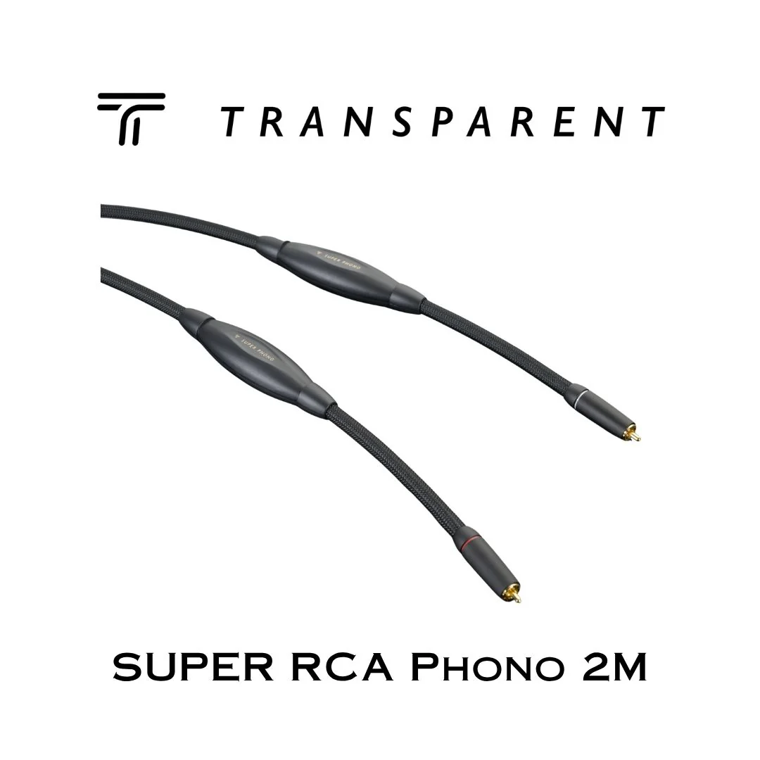 Transparent Super RCA Phono | Câble d'interconnexion RCA pour table tournante - Image 4