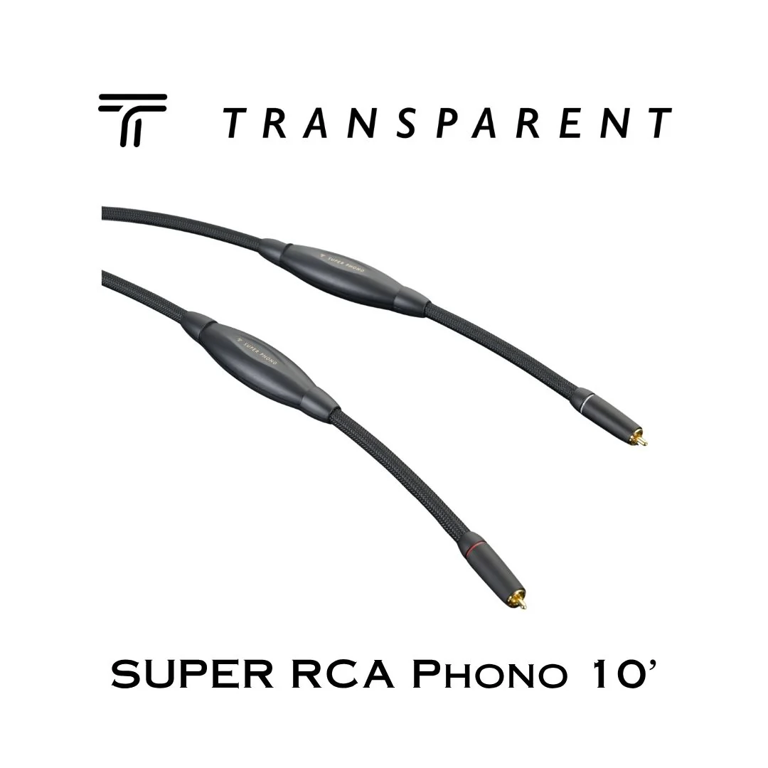 Transparent Super RCA Phono | Câble d'interconnexion RCA pour table tournante - Image 5
