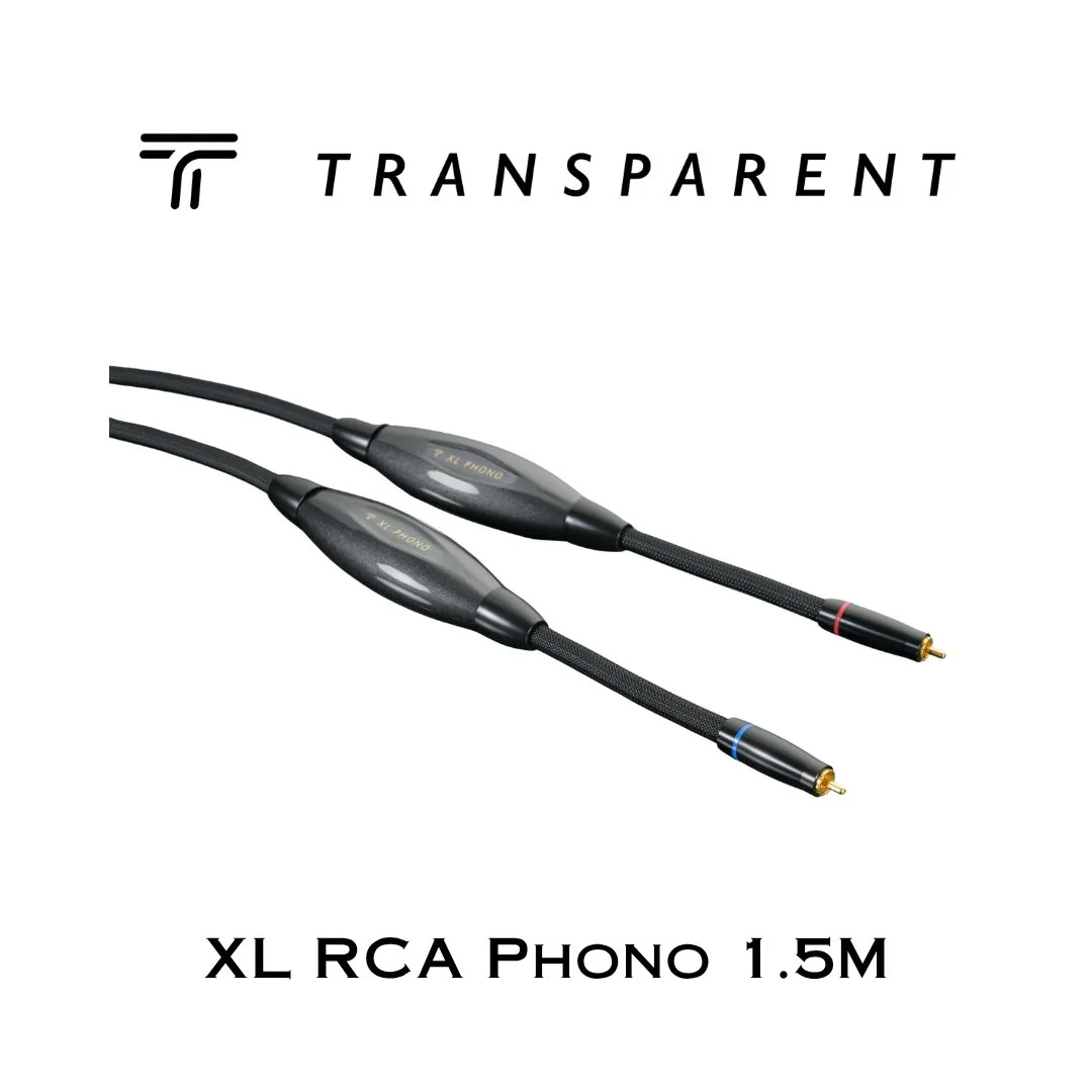 Transparent XL RCA Phono | Câble d'interconnexion RCA pour table tournante - Image 3