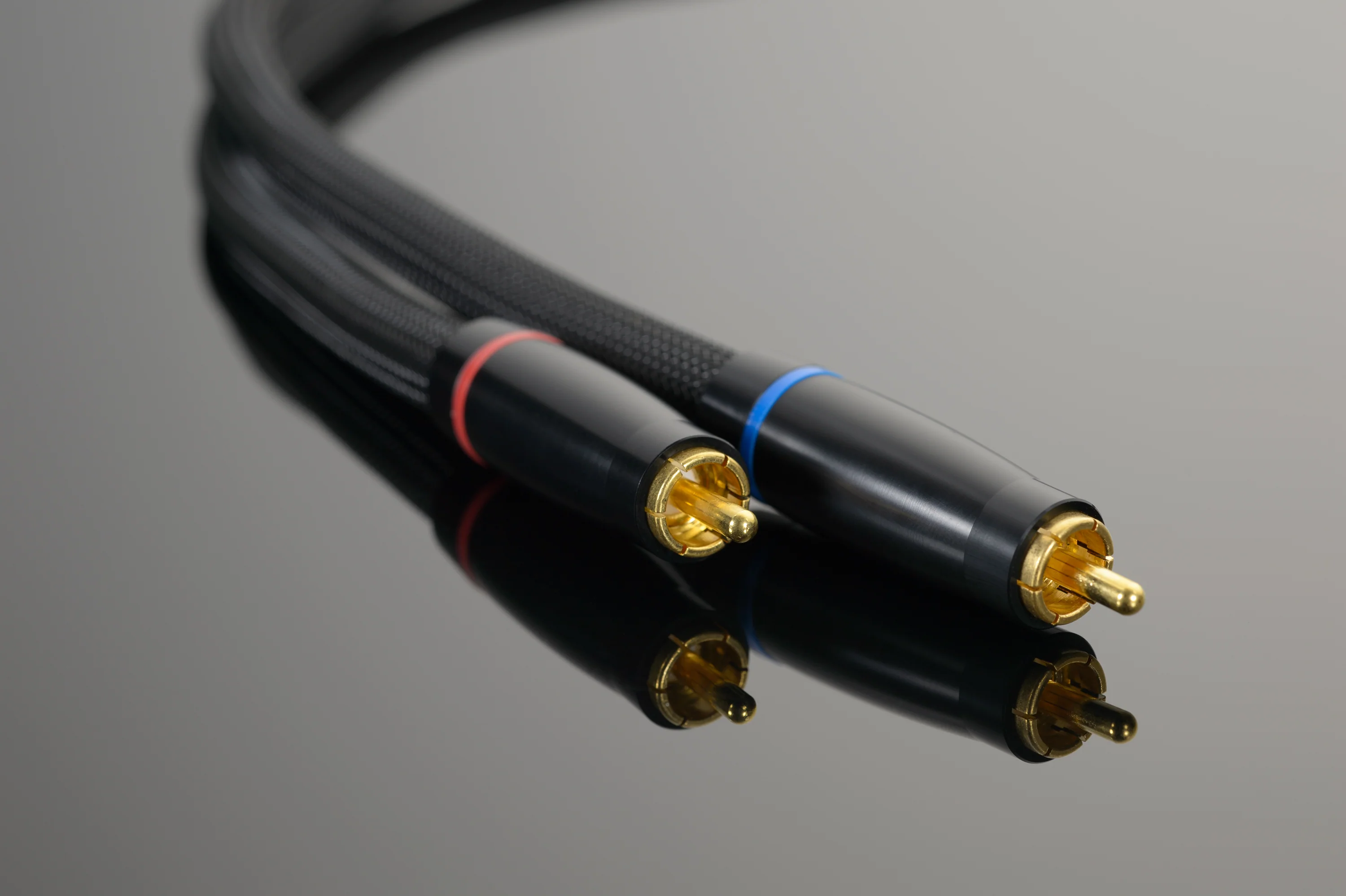 Transparent XL RCA Phono | Câble d'interconnexion RCA pour table tournante - Image 6