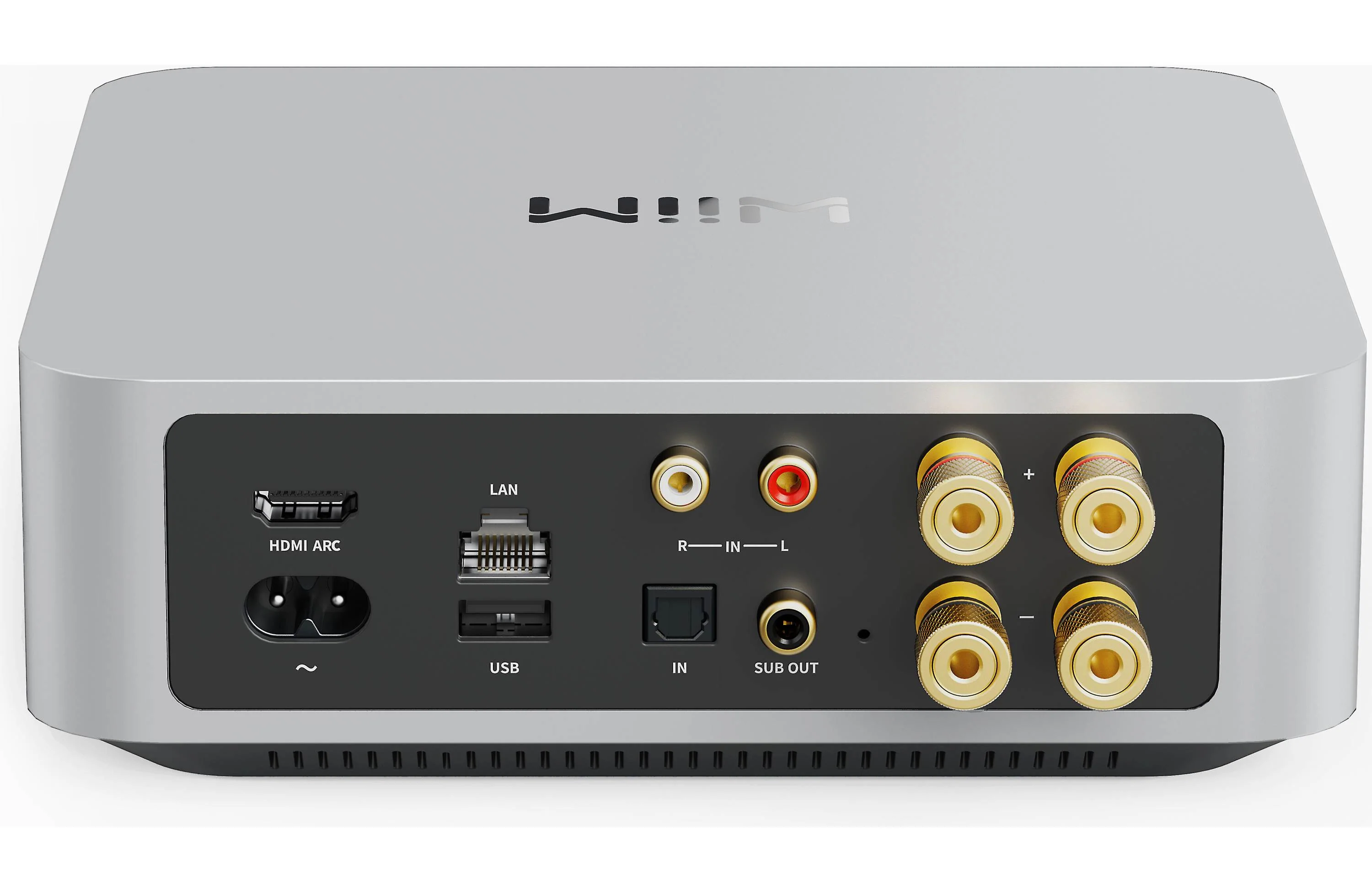WiiM Amp - Amplificateur stéréo intégré 60W/C de petite taille (Gris foncé) - Image 6