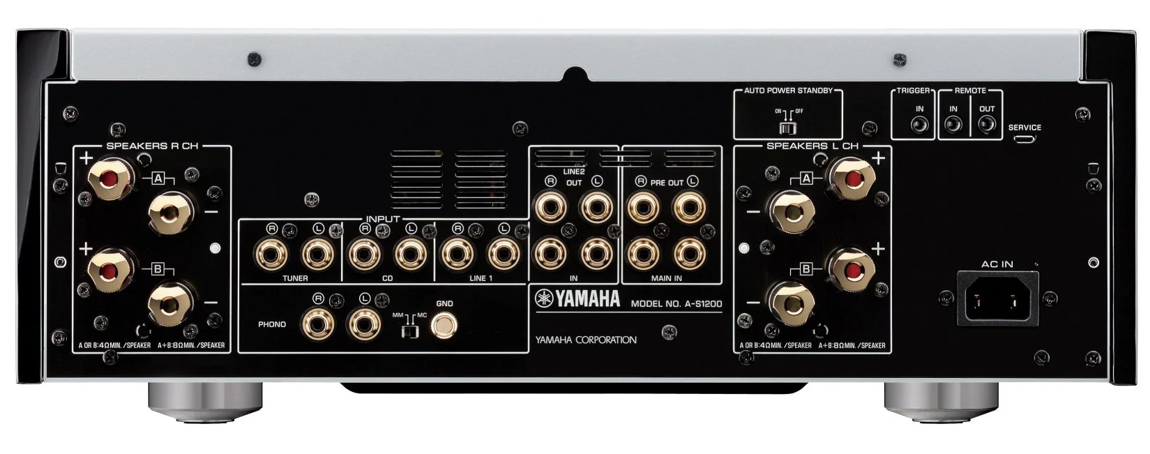 Yamaha AS1200 - Amplificateur stéréo intégré 105Watts par canal, entrée phono, HP A/B - Image 5