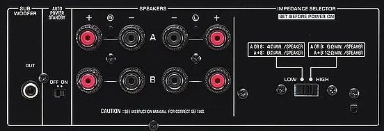 Yamaha AS301 - Amplificateur stéréo 60Watts par canal, entrée phono, HP A+B - Image 3