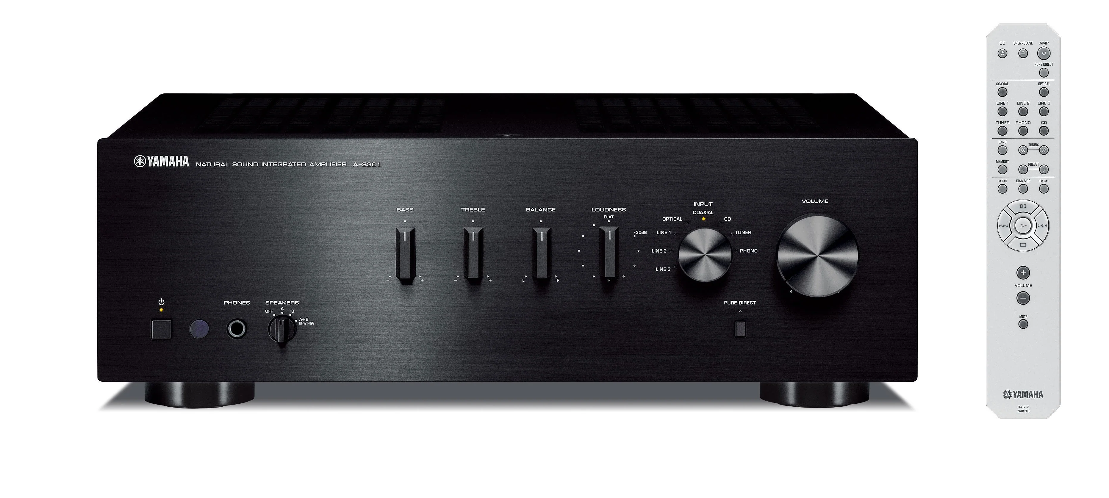 Yamaha AS301 - Amplificateur stéréo 60Watts par canal, entrée phono, HP A+B - Image 4