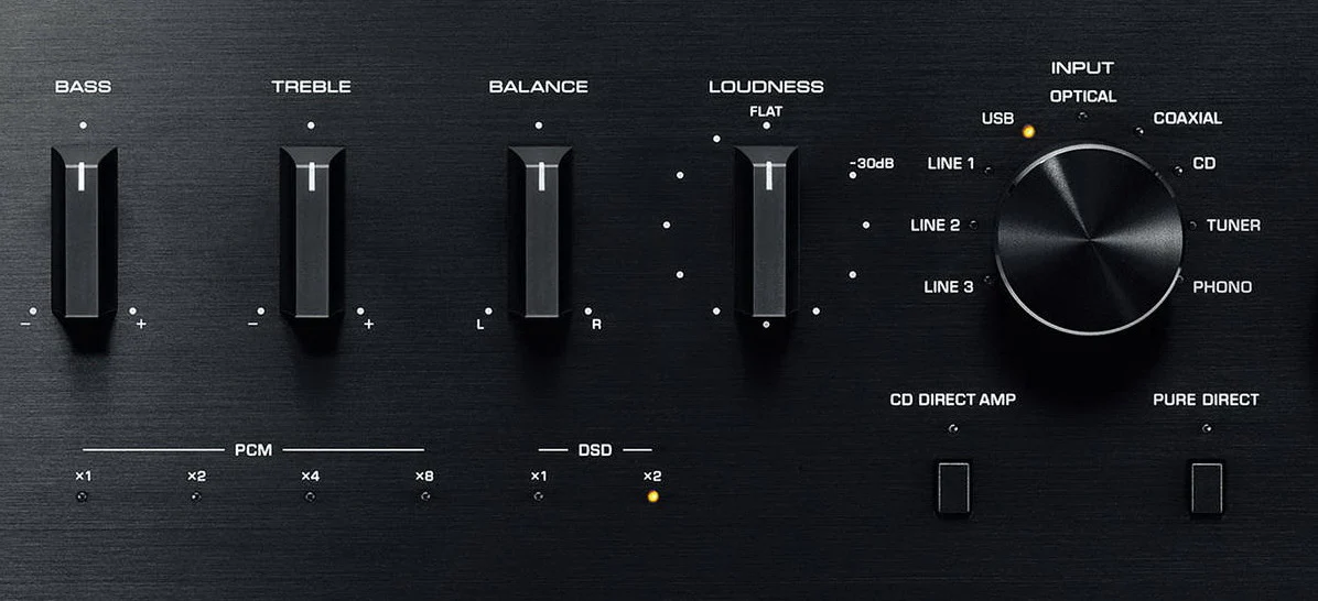 Yamaha AS801 - Amplificateur stéréo intégré 100Watts par canal, DAC, entrée phono, HP A/B - Image 6