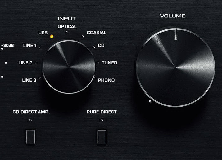 Yamaha AS801 - Amplificateur stéréo intégré 100Watts par canal, DAC, entrée phono, HP A/B - Image 7