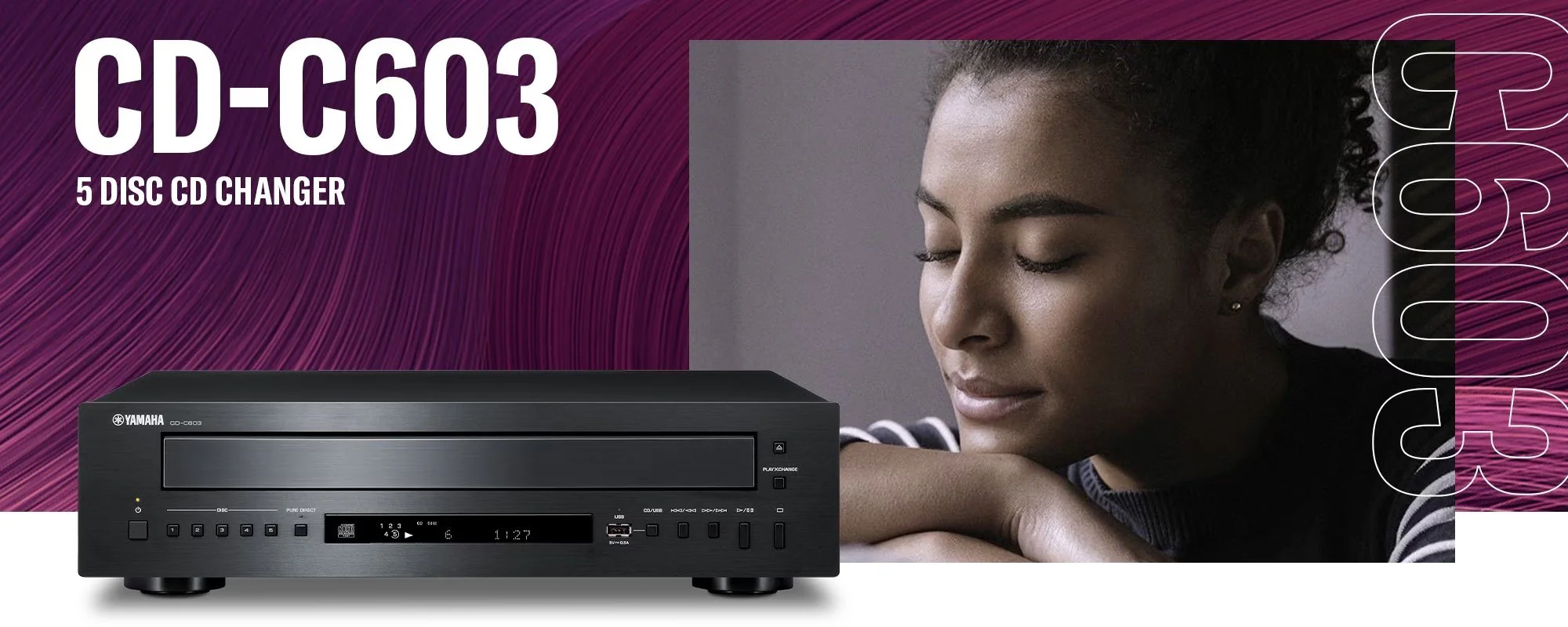 Yamaha CDC603 - Lecteur CD Carrousel à 5 disques - Image 4