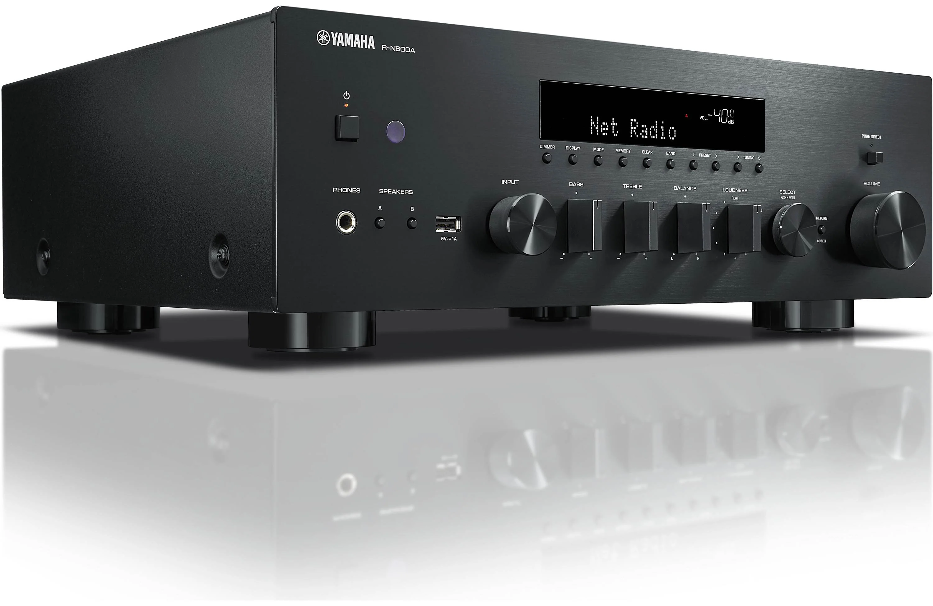 Yamaha RN600A - Récepteur stéréo MusicCast 80W/C, DAC, Wi-Fi, Bluetooth, entrée phono, HP A/B - Image 6