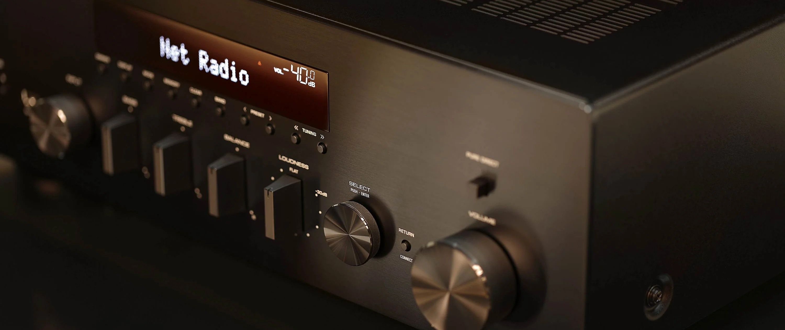 Yamaha RN600A - Récepteur stéréo MusicCast 80W/C, DAC, Wi-Fi, Bluetooth, entrée phono, HP A/B - Image 8