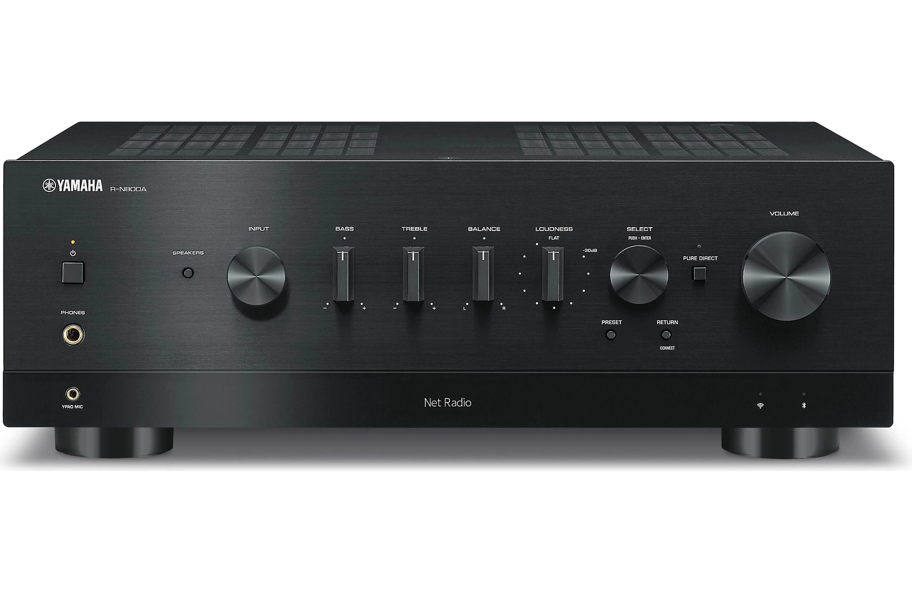Yamaha RN800A - Récepteur stéréo MusicCast 100Watts par canal, Wi-Fi, Bluetooth®, entrée phono, HP A/B - Image 4