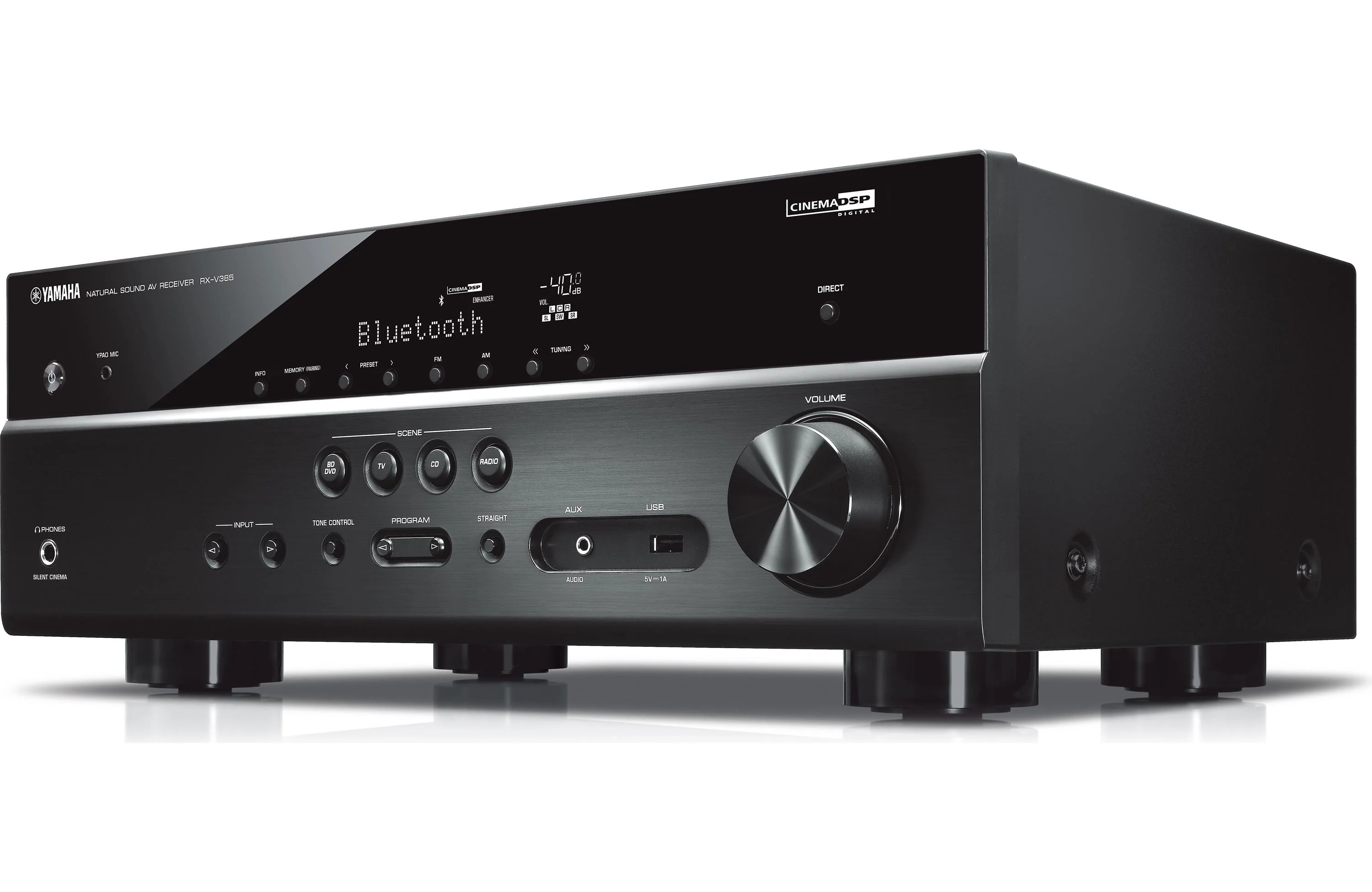 Yamaha RXV385 - Récepteur cinéma maison 5.1, 70W, Dolby Vision - Image 5